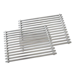 2-Pack Weber GENESIS SILVER B LP SWE PREMIUM W S/S HANDLE (2004 Stainless Steel Cooking Grid Grates Compatible Replacement