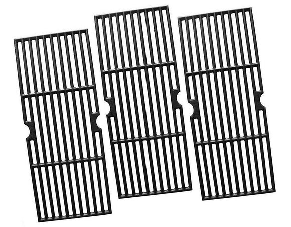 3-Pack Charbroil 466226313 Cast Iron Cooking Grid Grates Compatible Replacement