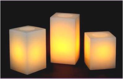 square pillar candles