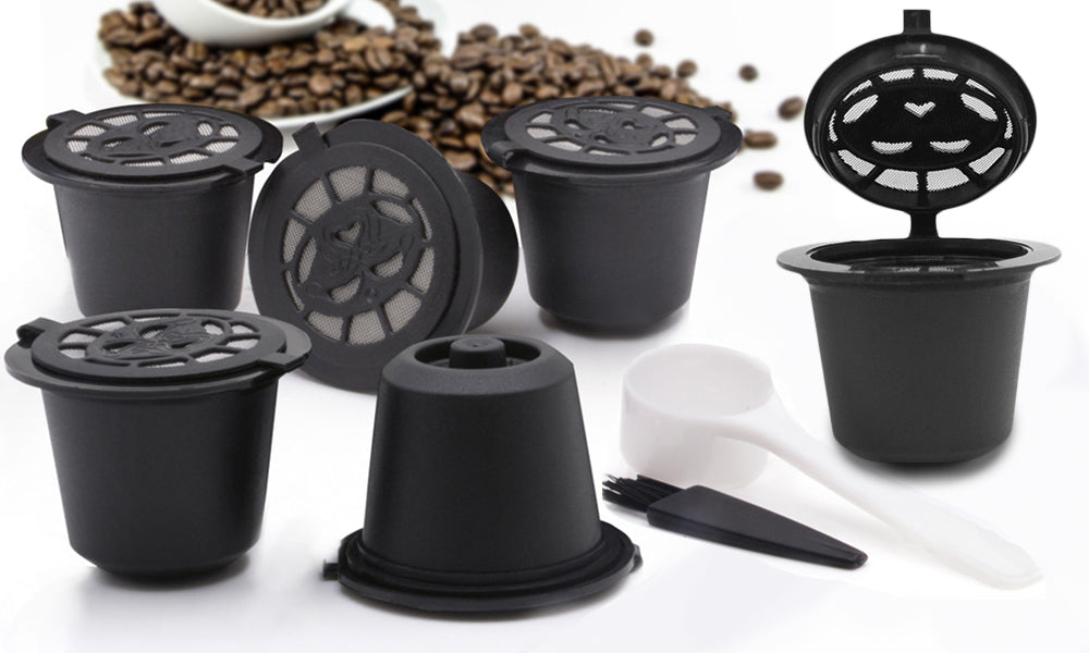 Reusable Nespresso Capsules - 6 Pack - Refillable Pods For Nespresso M –  Alchemy Superior Goods