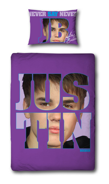Dynergy Justin Bieber Autograph Duvet Cover Pillowcase