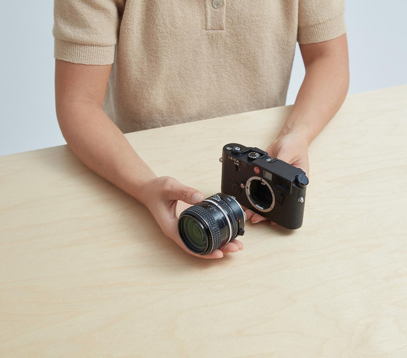 Nikon F Lens Mount to Leica M Camera Mount