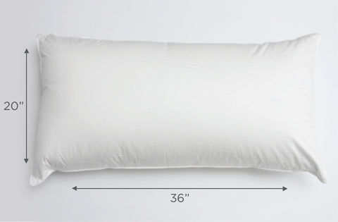 queen size pillow measurements