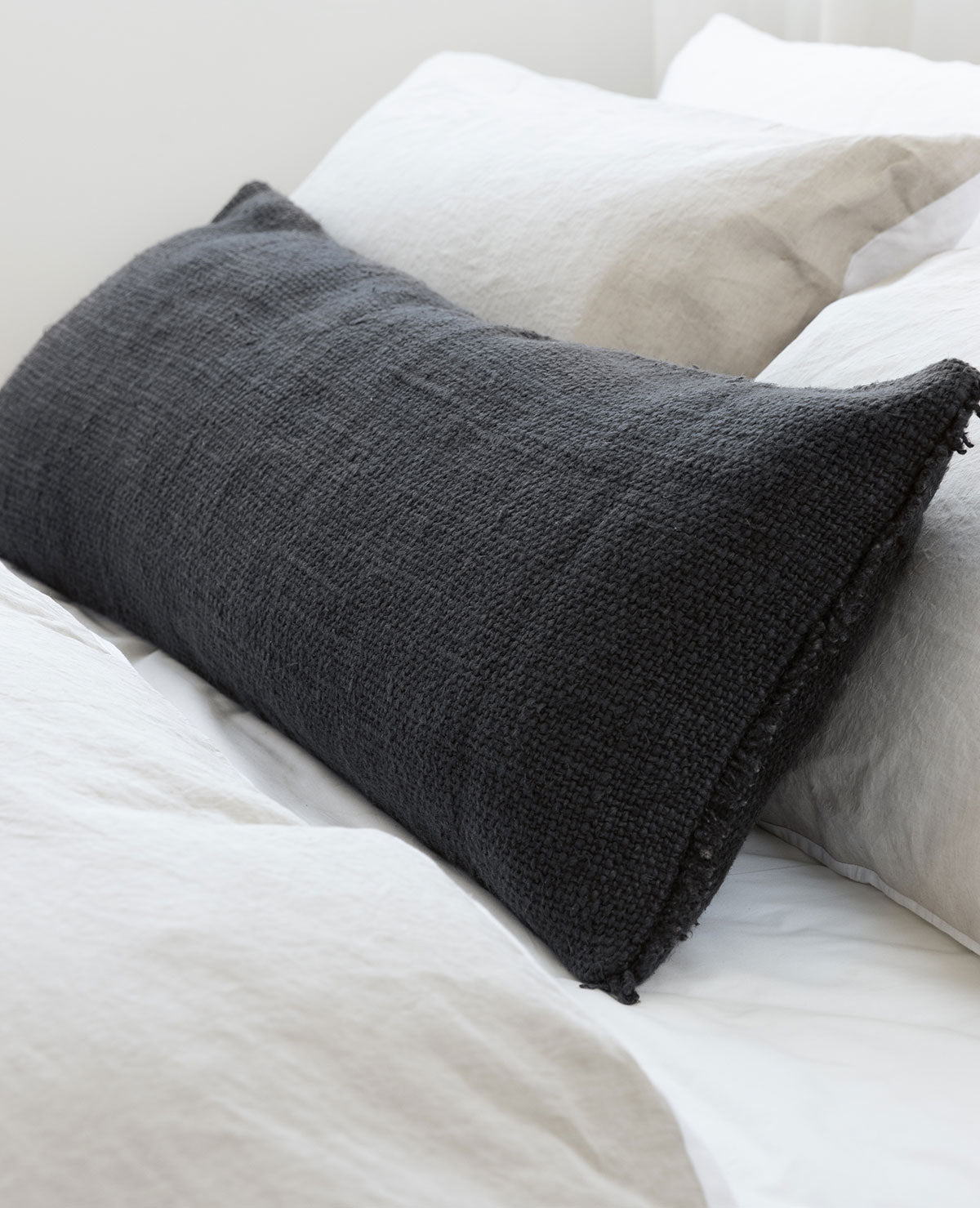 Griffin Linen Grey Decorative Pillow