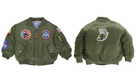 baby top gun jacket