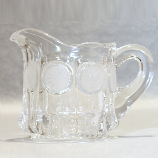 Colonial Clear Loop Style Clear Glass BALL CREAMER JUG – The
