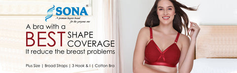 Buy SONA Women Perfecto Full Coverage Cotton Bra Black HARSHU FASHION