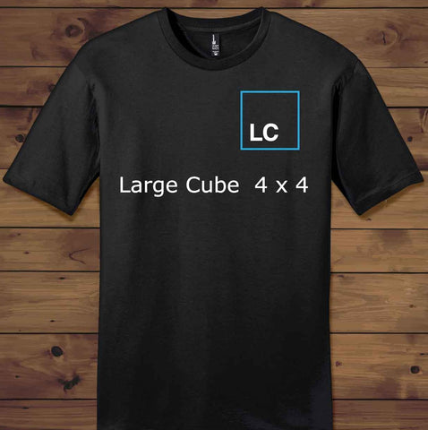Large Cube Logo Placement