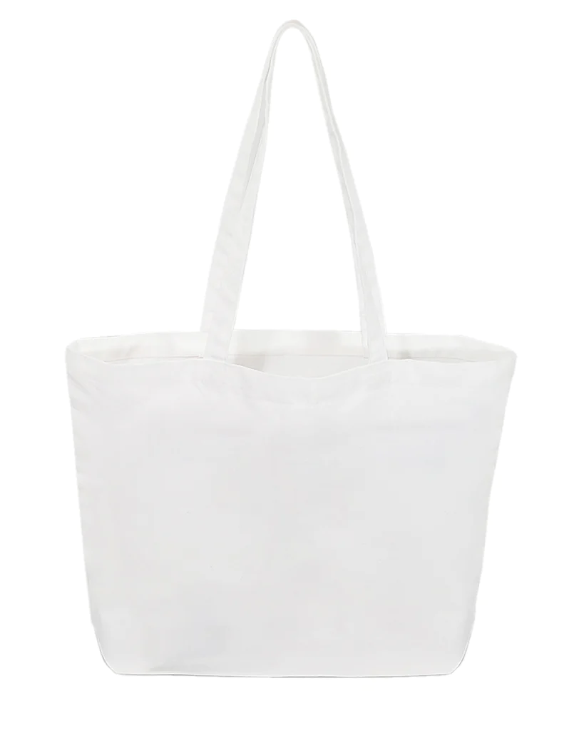 Sublimation 100% Polyester Canvas Tote Bags White - SB200