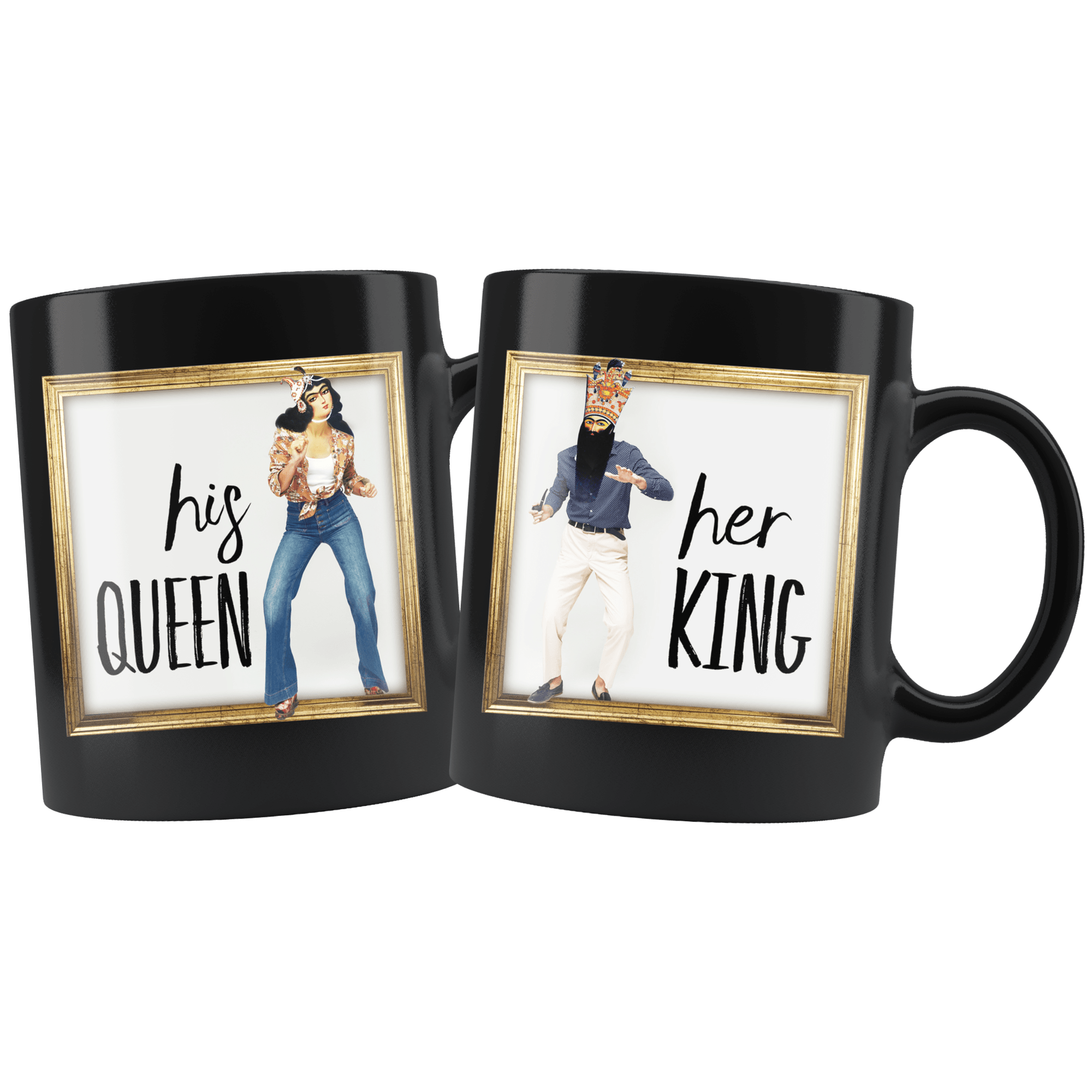 King & Queen Mug Set