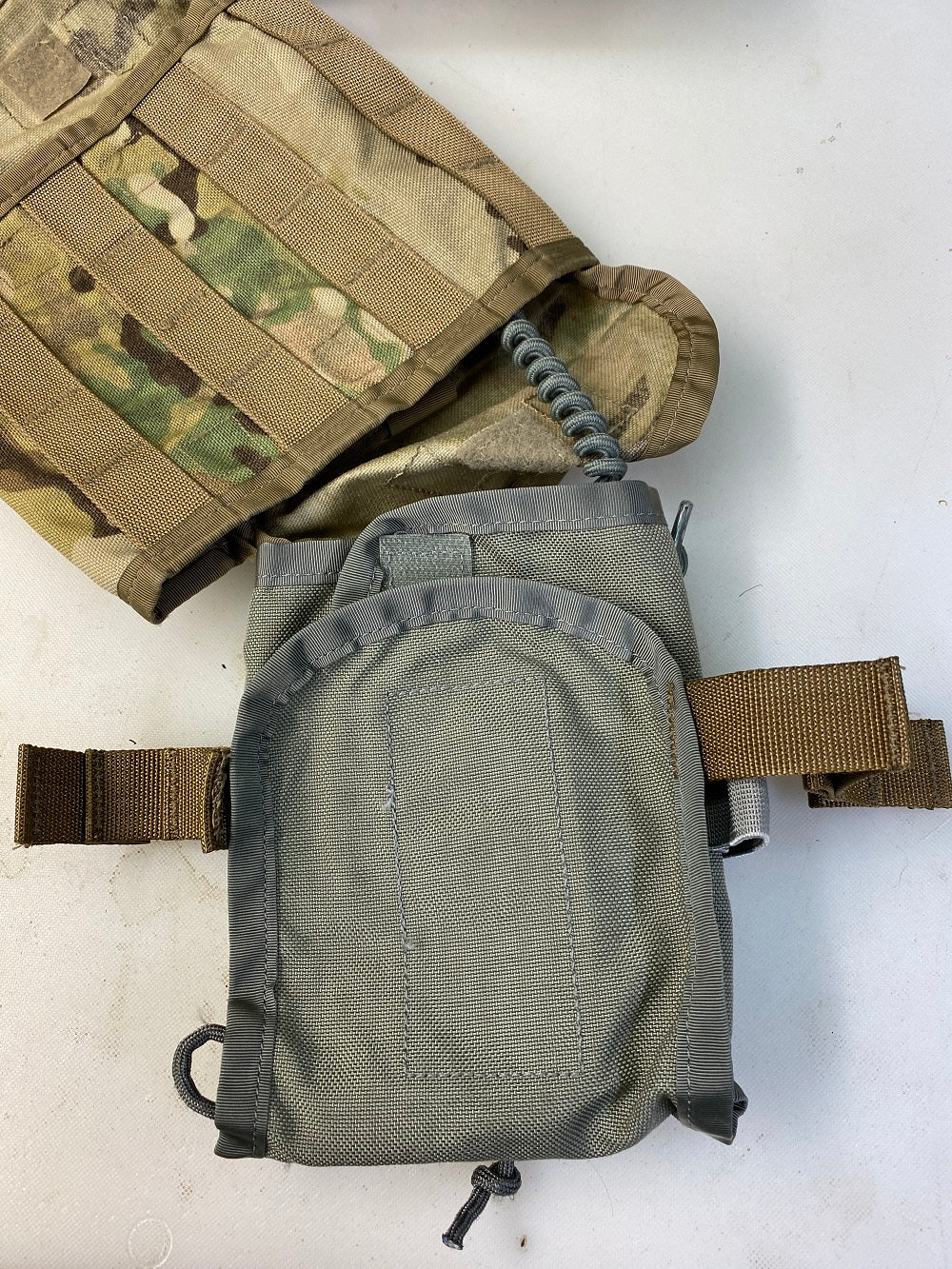 MILITARY MOLLE MULICAM IFAK POUCH W/ ACU MODIFIED FIRST AID INSERT (NO ...