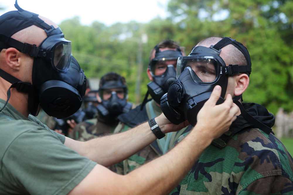 nbc gas mask military type