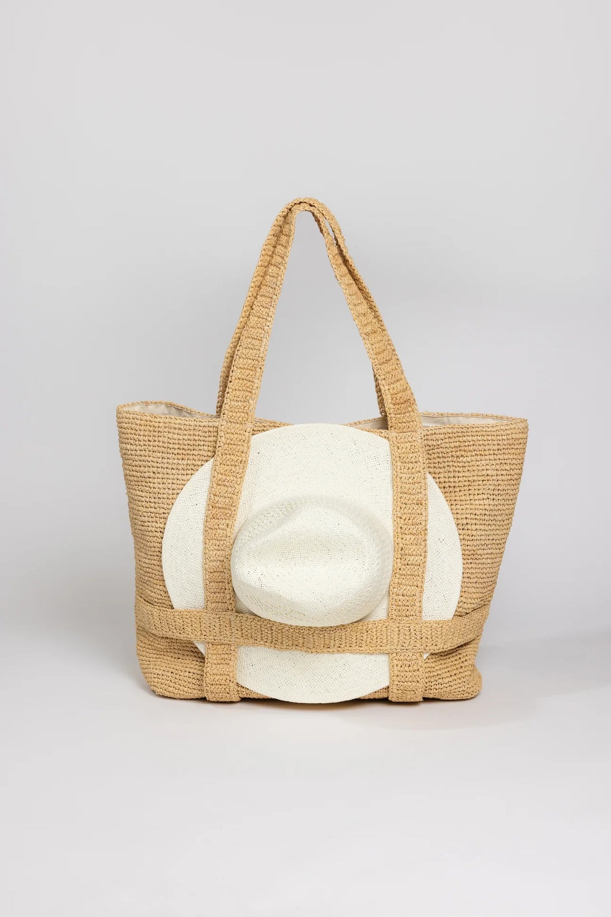 Straw Cooler Tote