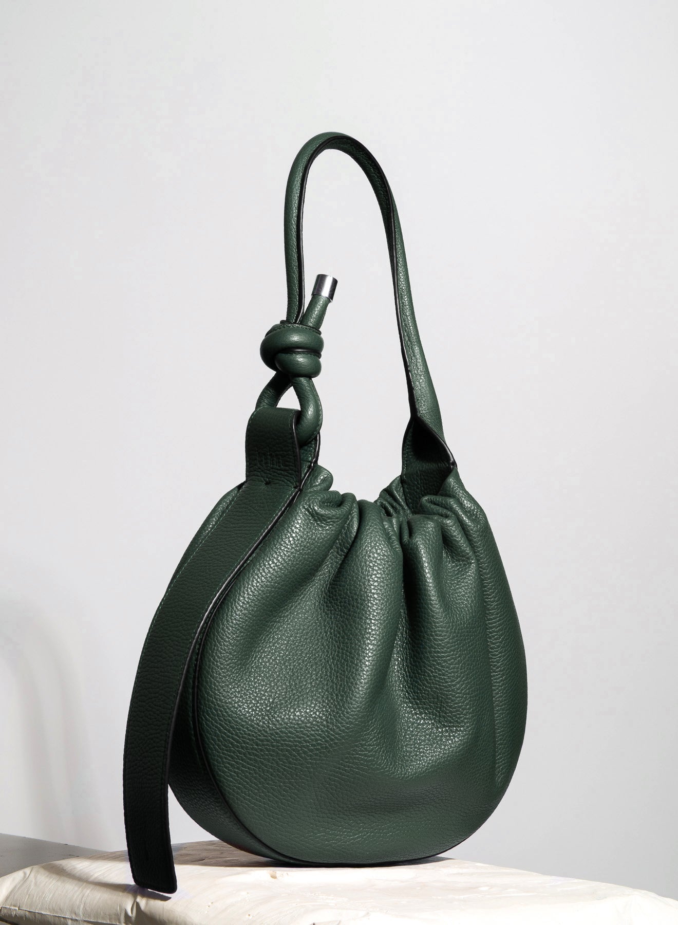 Behno Ina Mini Handcrafted Pebble Leather Crossbody Bucket Bag (Shoulder  bags,Cross Body Bags)