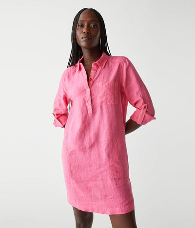 Eleanor Linen Shirt Dress