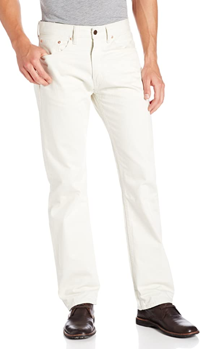 levis 505 white mens jeans