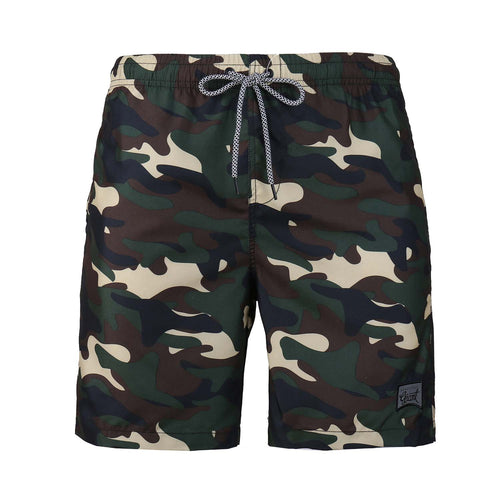 Boy's  Kid  Family  Match  Fast  Dry  Mesh  Lining  Swim  Trunks  Shorts