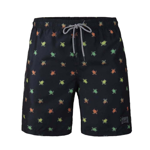 Boy's  Kid  Family  Match  Fast  Dry  Mesh  Lining  Swim  Trunks  Shorts