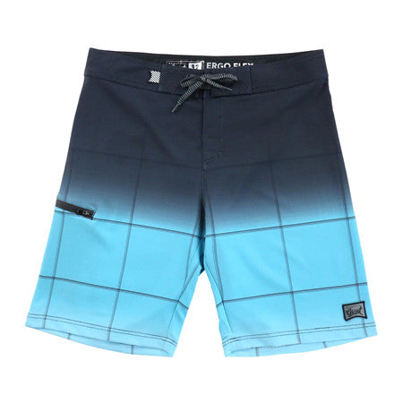 Men's Blue Gradient 10-Inch Inseam Board Shorts