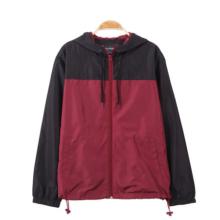 Men's Hooded Lightweight Windbreaker