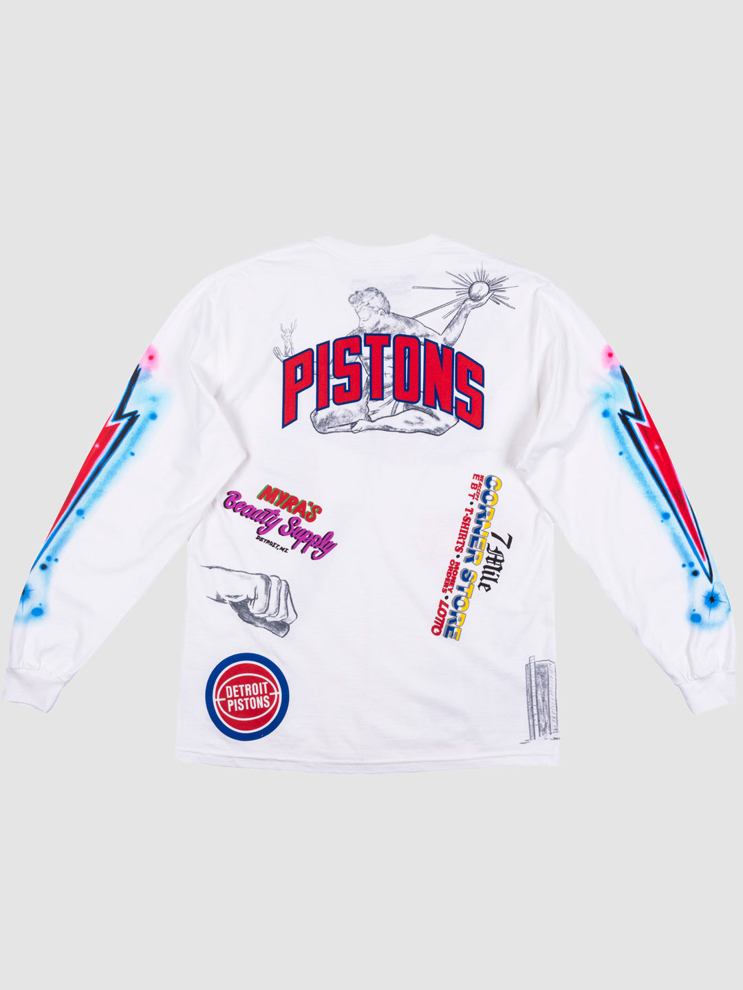 pistons sleeve jersey