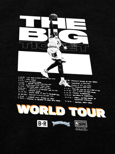 Kevin Garnett The Kid World Tour T Shirt B R Shop