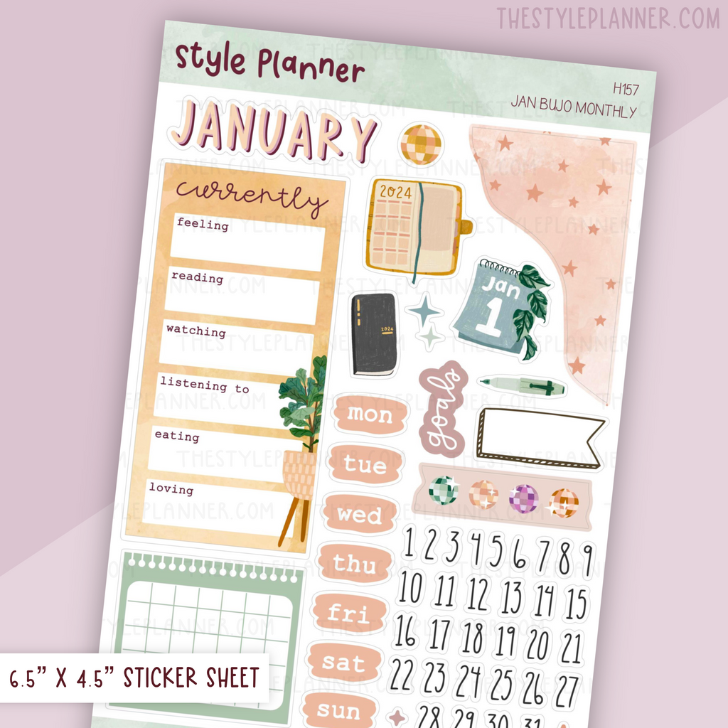 Monthly Planner Stickers – Zicoto