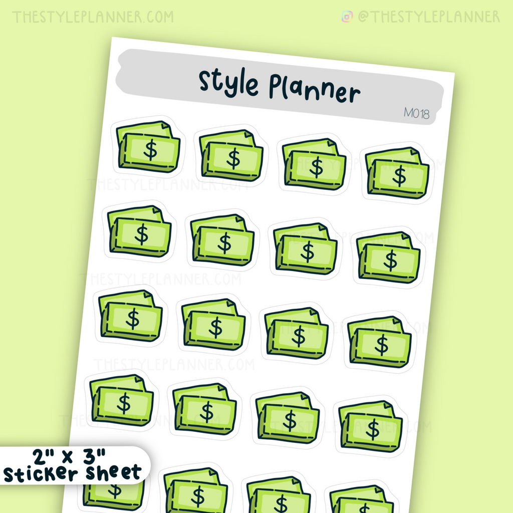 Custom A7 Sized Cash Envelope Tab Stickers – PlanItWithStickers