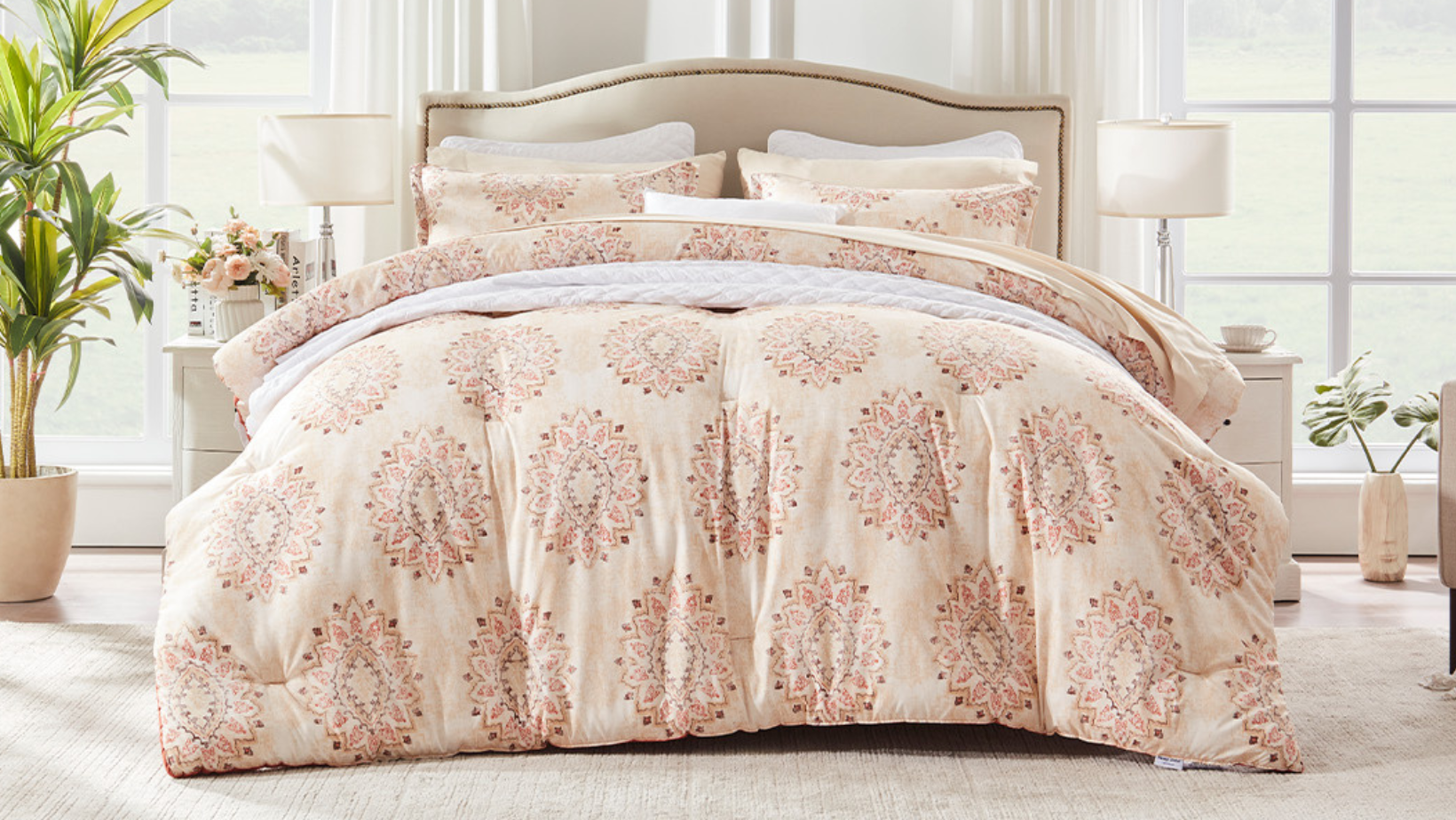 What is the Damask Pattern? Sleep Zone Damask Pattern Comforter Set