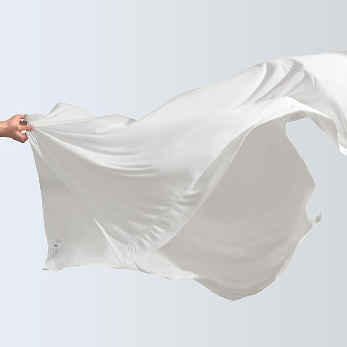 100% Microfiber Jersey Knit Sheet Set White with Pillowcase