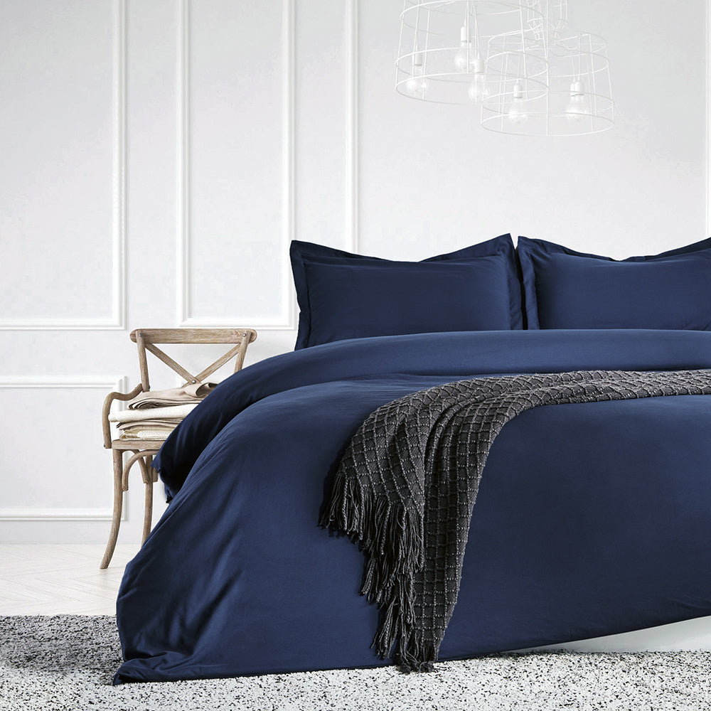 navy blue duvet queen