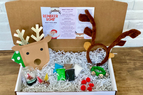 Interactive reindeer Christmas themed gift