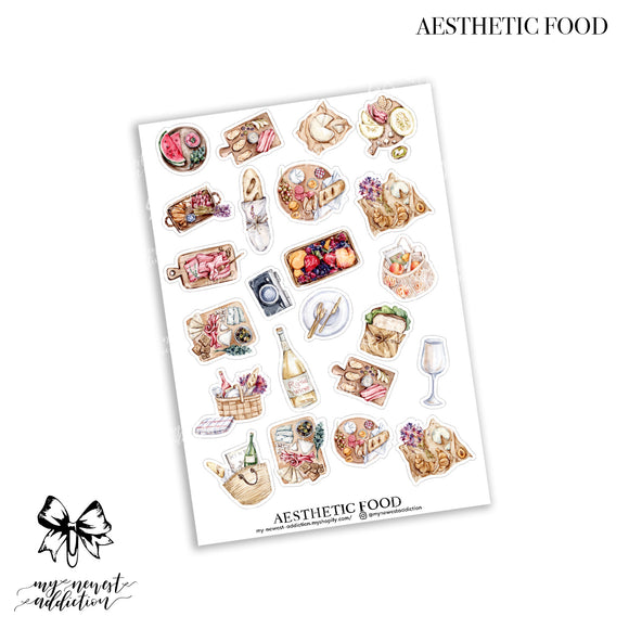 Aesthetic Food Journaling Stickers My Newest Addiction