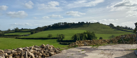 Chesterblade view with hill