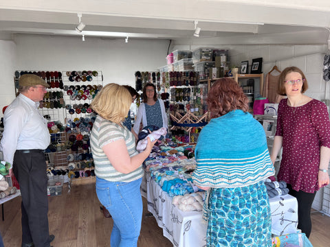 Skein Queen Hand Dyed Yarn Pop Up Shop at All About The Yarn between Frome and Shepton Mallet