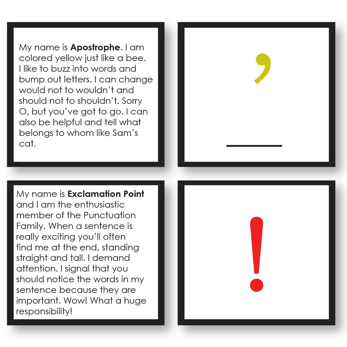 Punctuation Stories | Montessori123 | Language, Grammar & Punctuation