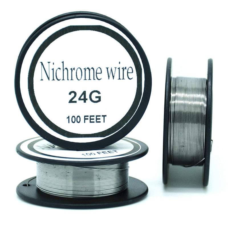 Nichrome Wire 24 Gauge 100 Ft 0 5mm Cantal Resistance Resistor Awg Diy Atomizing Core