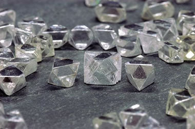 Diamonds from the Canadian Diavik Mine
