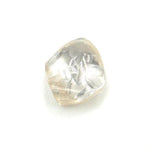 0.47 carat light pink - champagne rough diamond dodecahedron – The Raw ...