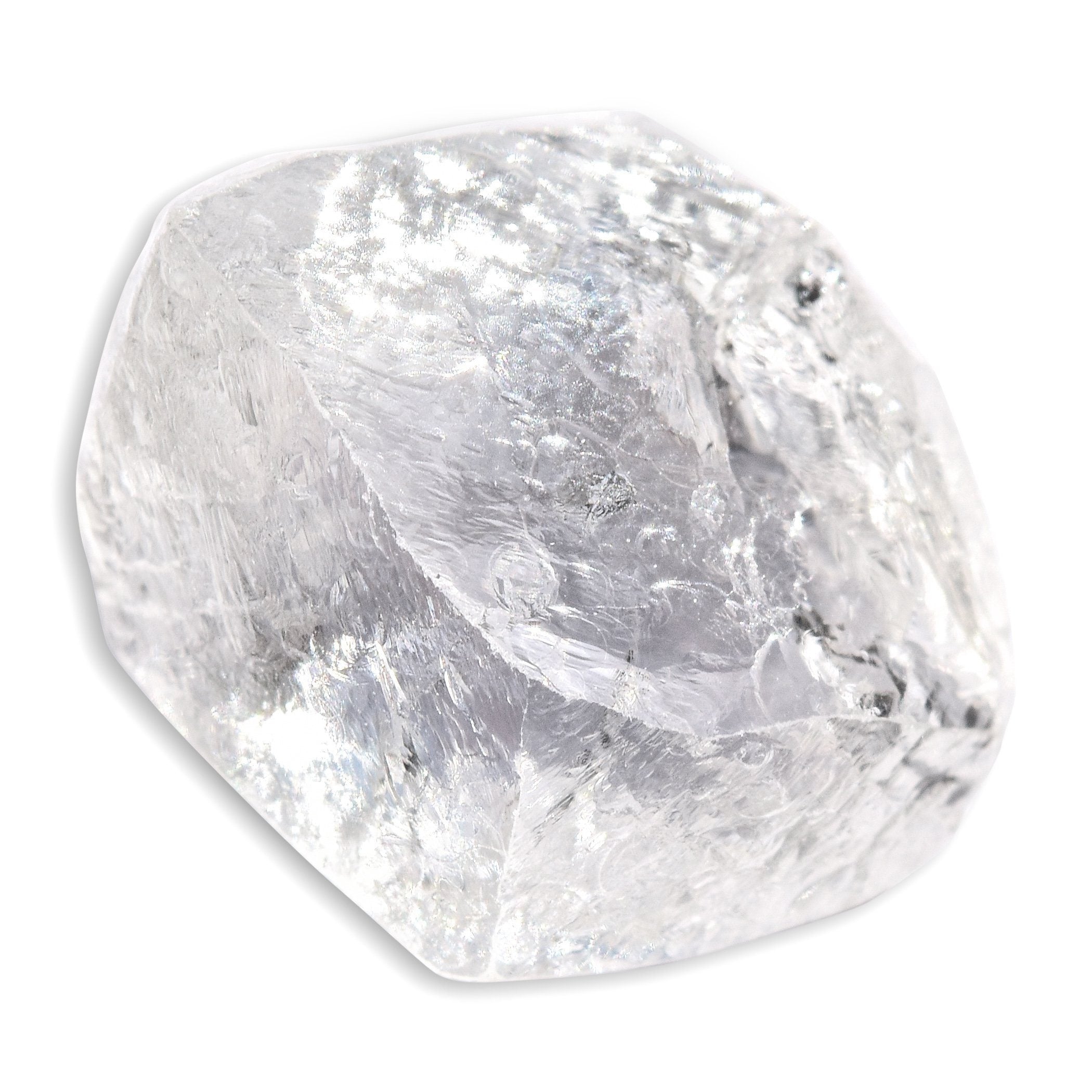 1.1 carat smooth and clear rough diamond octahedron – The Raw Stone