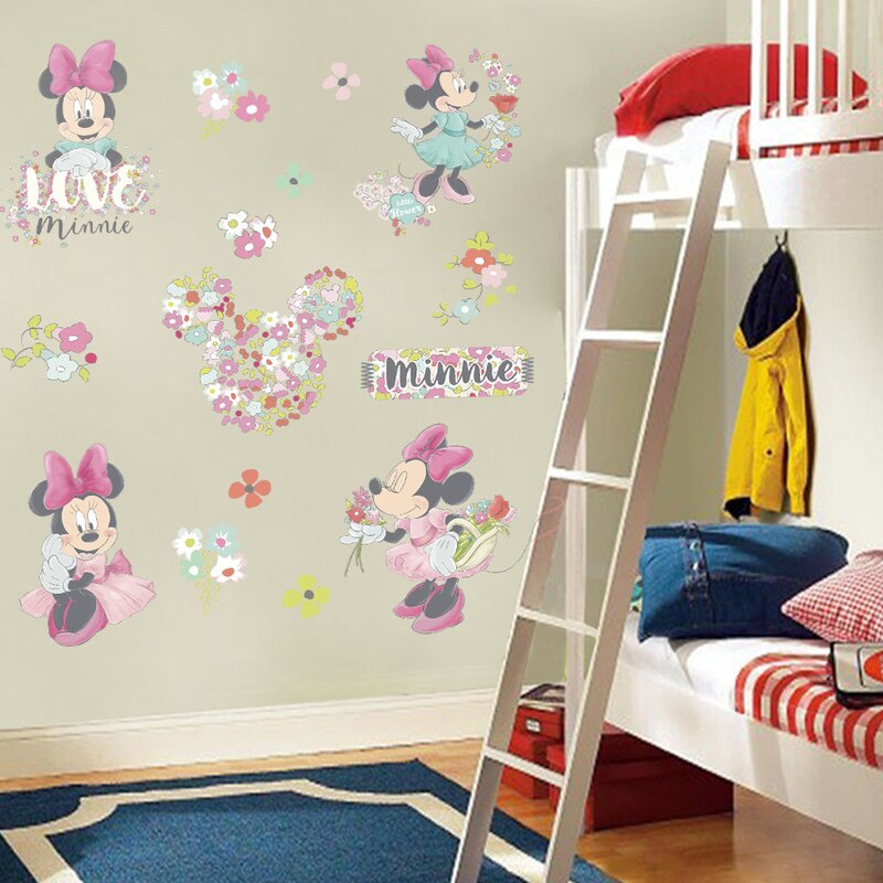 Disney Kinder Diy Aufkleber Minnie Maus Kinderzimmer