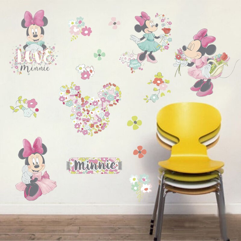 Disney Kinder Diy Aufkleber Minnie Maus Kinderzimmer