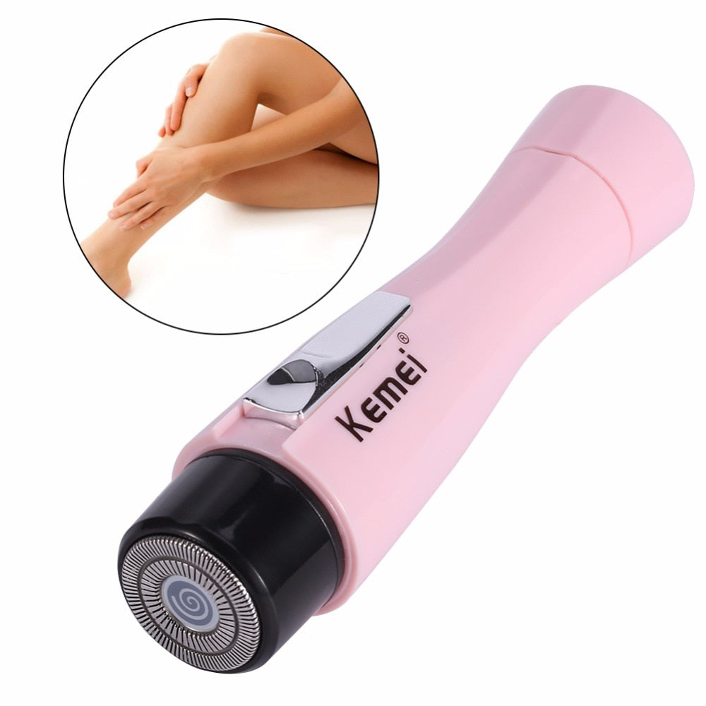 Kemei Dame Frauen Elektrische Rasierer Weibliche Korper Haar Removal Razor Trimmer Gesichts Enthaarung Maschine De Grandado Com