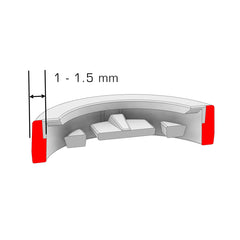 Quarter turn insert cutaway