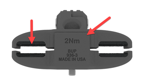 Anatra clamp pads and alignment tab