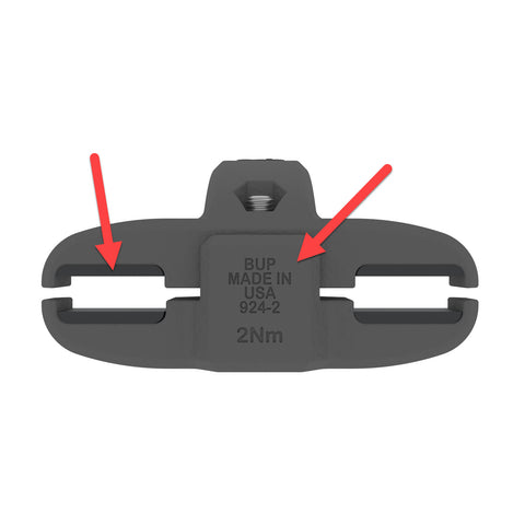 Anatra clamp pads and alignment tab