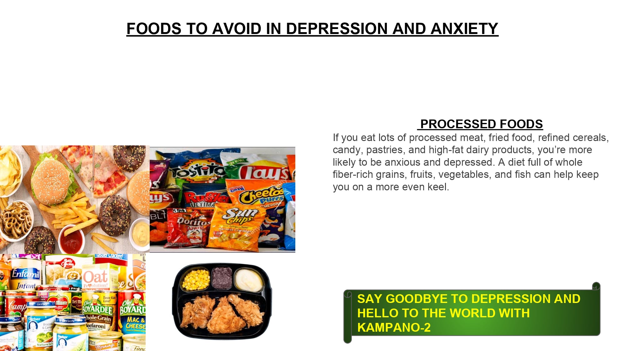 frozen food caused depression