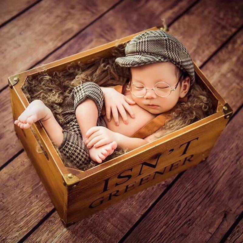 Newborn Baby Boy In Fisherman Outfit Stock Photo Download Image