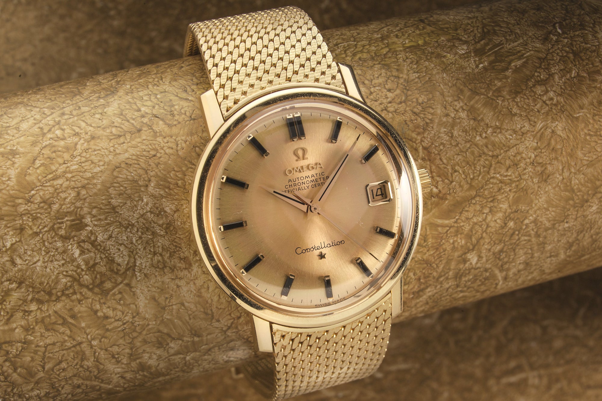 Omega Constellation chronometer 18ct solid gold - SOLD – The Watch ...