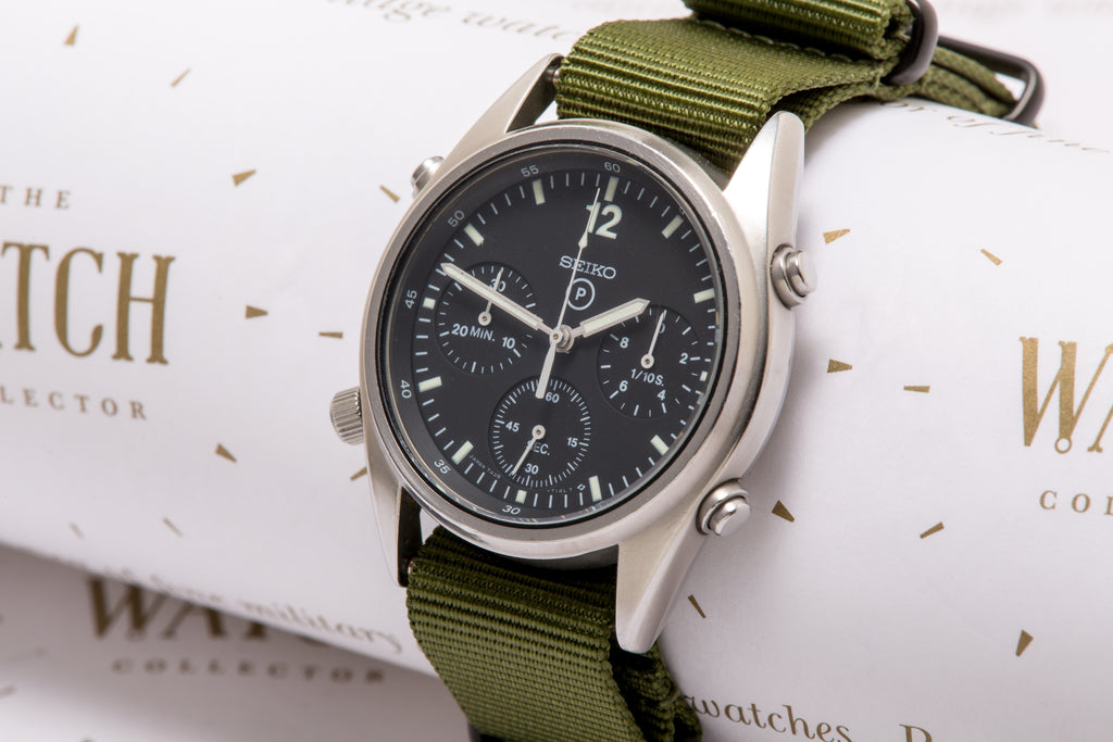 Seiko RAF issued Gen 1 Chronograph SOLD – The Watch Collector
